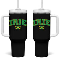 Irie Jamaican Rasta Tumbler With Handle Funny Jamaica Jamaican Flag Rasta Reggae Roots - Wonder Print Shop