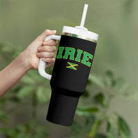 Irie Jamaican Rasta Tumbler With Handle Funny Jamaica Jamaican Flag Rasta Reggae Roots - Wonder Print Shop