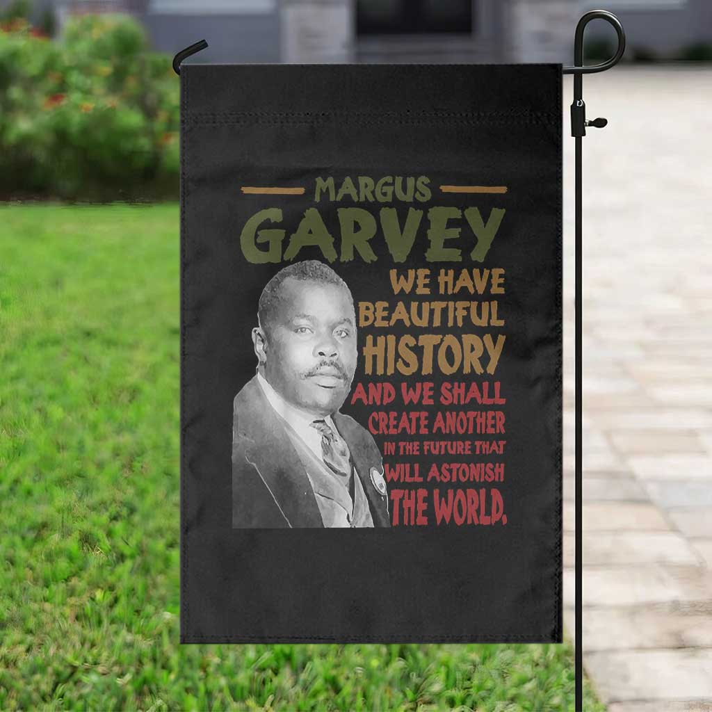 Marcus Garvey Quote Garden Flag Black History Month - Wonder Print Shop
