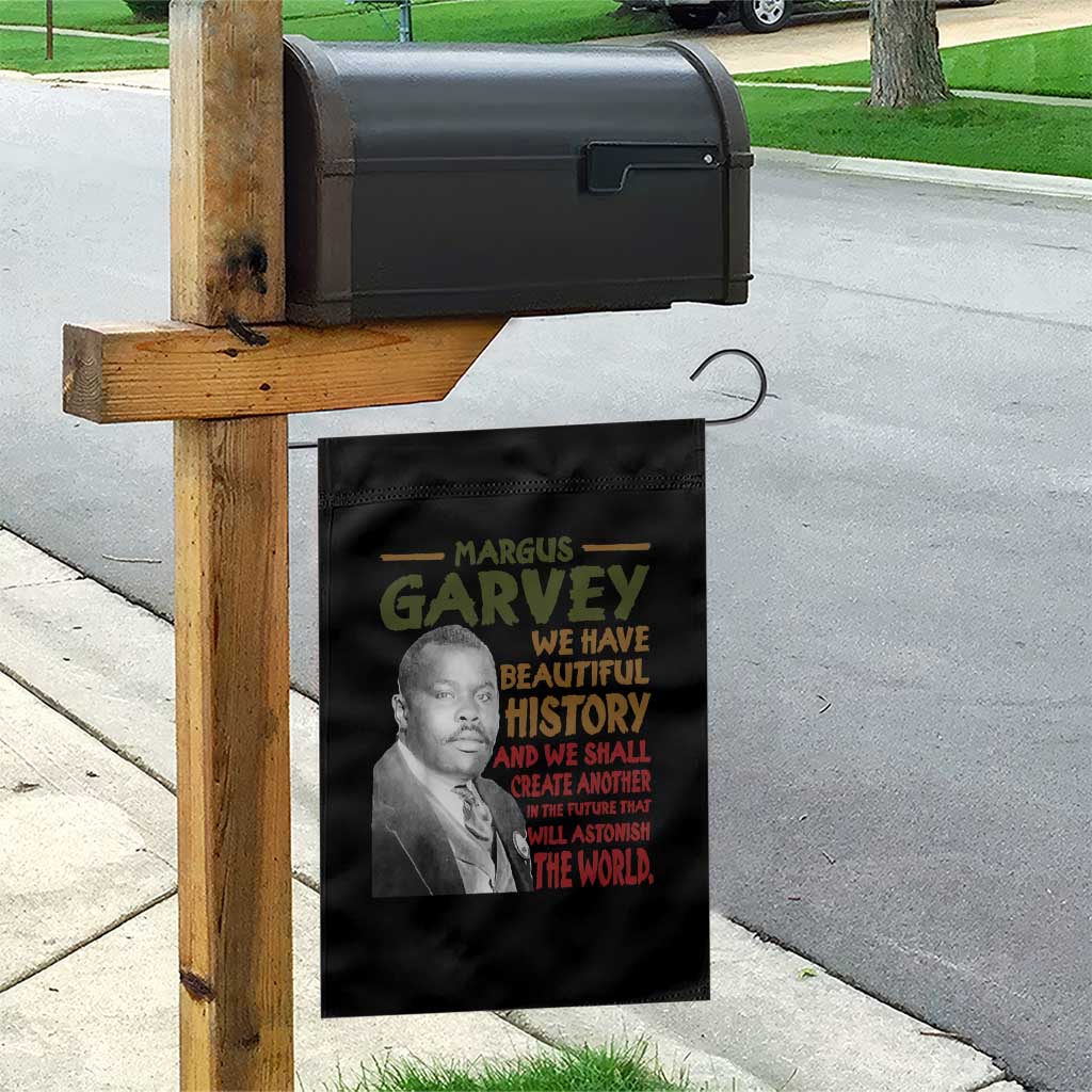 Marcus Garvey Quote Garden Flag Black History Month - Wonder Print Shop
