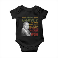 Marcus Garvey Quote Baby Onesie Black History Month - Wonder Print Shop