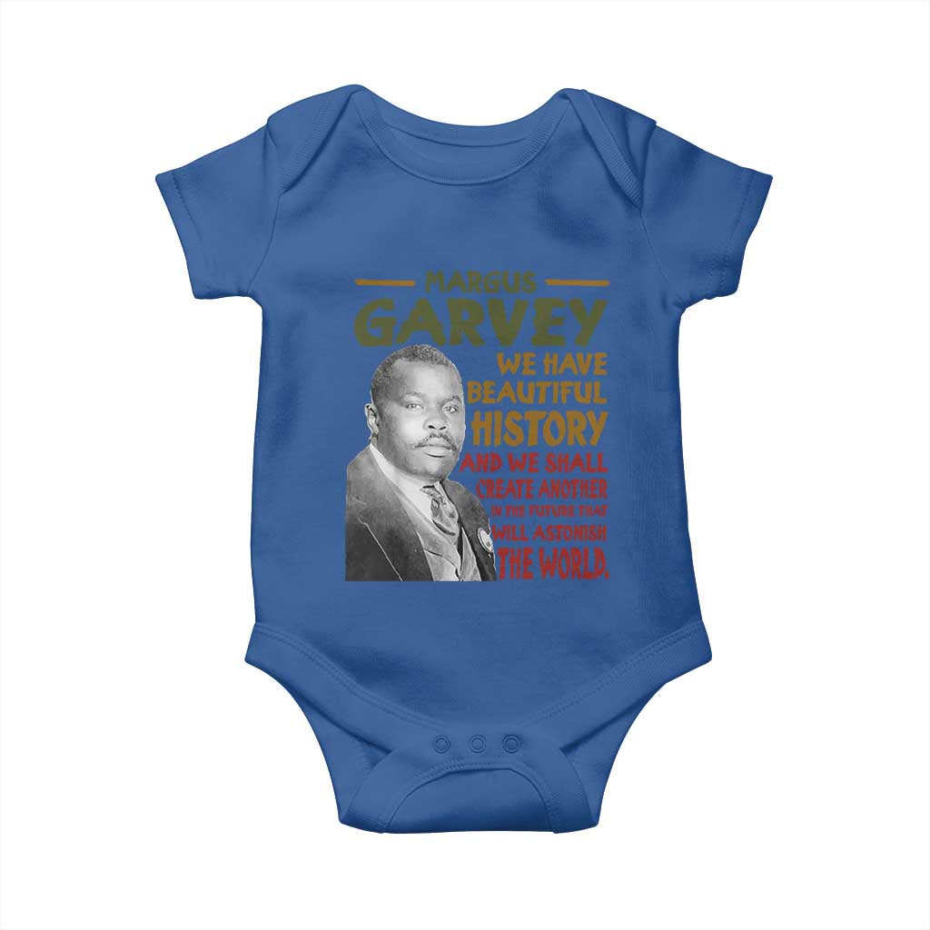 Marcus Garvey Quote Baby Onesie Black History Month - Wonder Print Shop