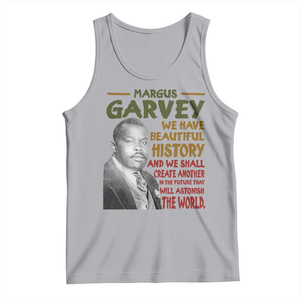 Marcus Garvey Quote Tank Top Black History Month - Wonder Print Shop