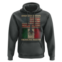 American Grown Mexican Roots Hoodie Retro Mexico America Flag