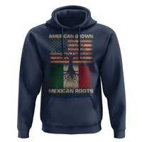 American Grown Mexican Roots Hoodie Retro Mexico America Flag