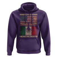 American Grown Mexican Roots Hoodie Retro Mexico America Flag