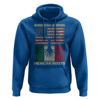American Grown Mexican Roots Hoodie Retro Mexico America Flag