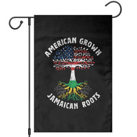 American Grown Jamaican Roots Garden Flag Retro USA Jamaica Flag - Wonder Print Shop