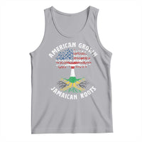 American Grown Jamaican Roots Tank Top Retro USA Jamaica Flag - Wonder Print Shop