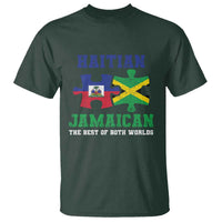 Haitian Jamaican Roots T Shirt Haiti Jamaica Combo Puzzle - Wonder Print Shop