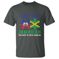 Haitian Jamaican Roots T Shirt Haiti Jamaica Combo Puzzle - Wonder Print Shop