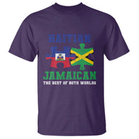 Haitian Jamaican Roots T Shirt Haiti Jamaica Combo Puzzle - Wonder Print Shop