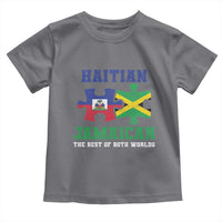 Haitian Jamaican Roots Toddler T Shirt Haiti Jamaica Combo Puzzle - Wonder Print Shop
