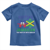 Haitian Jamaican Roots Toddler T Shirt Haiti Jamaica Combo Puzzle - Wonder Print Shop