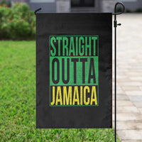 Straight Outta Jamaica Garden Flag Cool Jamaican Travel Vacation - Wonder Print Shop