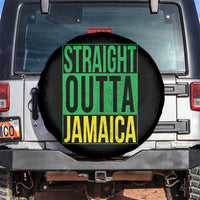 Straight Outta Jamaica Spare Tire Cover Cool Jamaican Travel Vacation - Wonder Print Shop