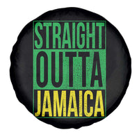 Straight Outta Jamaica Spare Tire Cover Cool Jamaican Travel Vacation - Wonder Print Shop
