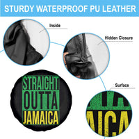 Straight Outta Jamaica Spare Tire Cover Cool Jamaican Travel Vacation - Wonder Print Shop