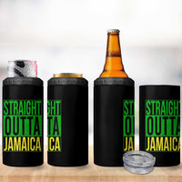 Straight Outta Jamaica 4 in 1 Can Cooler Tumbler Cool Jamaican Travel Vacation - Wonder Print Shop