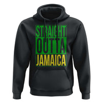 Straight Outta Jamaica Hoodie Cool Jamaican Travel Vacation - Wonder Print Shop