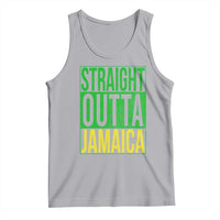 Straight Outta Jamaica Tank Top Cool Jamaican Travel Vacation - Wonder Print Shop
