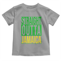 Straight Outta Jamaica Toddler T Shirt Cool Jamaican Travel Vacation - Wonder Print Shop