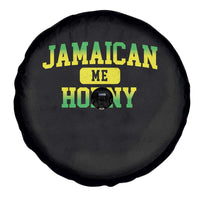 Jamaican Me Horny Spare Tire Cover Funny Caribbean Party - Wonder Print Shop