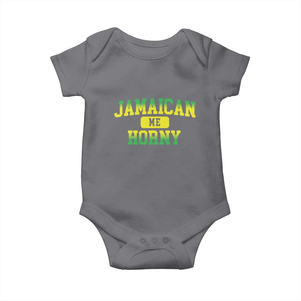 Jamaican Me Horny Baby Onesie Funny Caribbean Party - Wonder Print Shop
