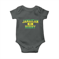 Jamaican Me Horny Baby Onesie Funny Caribbean Party - Wonder Print Shop