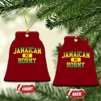 Jamaican Me Horny Ceramic Ornament Funny Caribbean Party - Wonder Print Shop