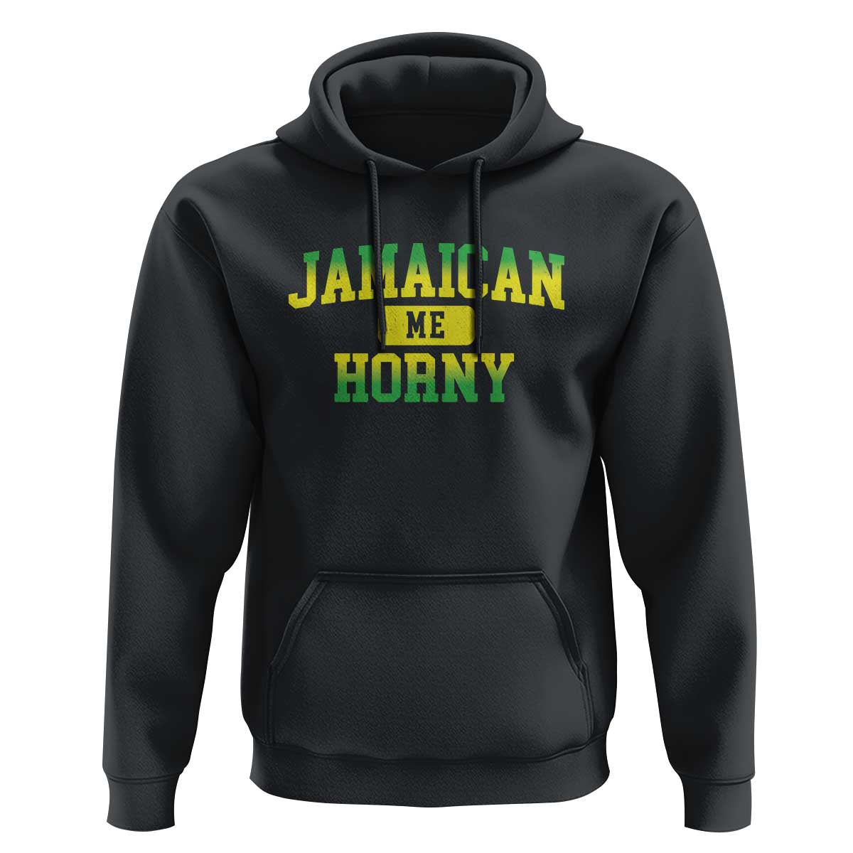 Jamaican Me Horny Hoodie Funny Caribbean Party - Wonder Print Shop