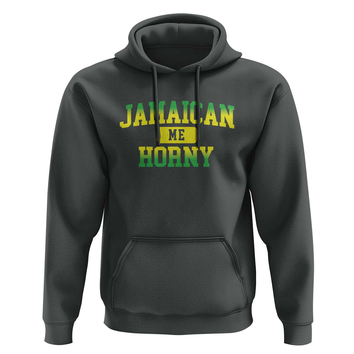 Jamaican Me Horny Hoodie Funny Caribbean Party - Wonder Print Shop