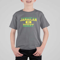 Jamaican Me Horny T Shirt For Kid Funny Caribbean Party - Wonder Print Shop