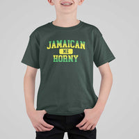 Jamaican Me Horny T Shirt For Kid Funny Caribbean Party - Wonder Print Shop