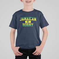 Jamaican Me Horny T Shirt For Kid Funny Caribbean Party - Wonder Print Shop