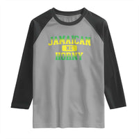 Jamaican Me Horny Raglan Shirt Funny Caribbean Party - Wonder Print Shop