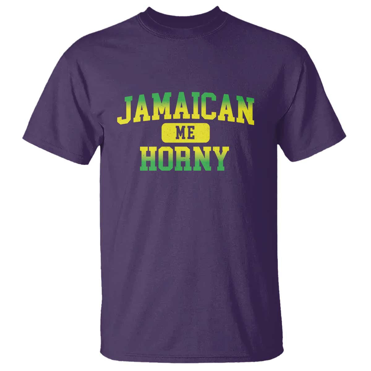 Jamaican Me Horny T Shirt Funny Caribbean Party - Wonder Print Shop