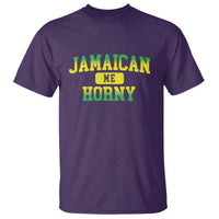 Jamaican Me Horny T Shirt Funny Caribbean Party - Wonder Print Shop