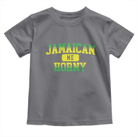Jamaican Me Horny Toddler T Shirt Funny Caribbean Party - Wonder Print Shop