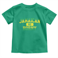 Jamaican Me Horny Toddler T Shirt Funny Caribbean Party - Wonder Print Shop
