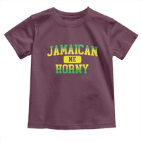 Jamaican Me Horny Toddler T Shirt Funny Caribbean Party - Wonder Print Shop