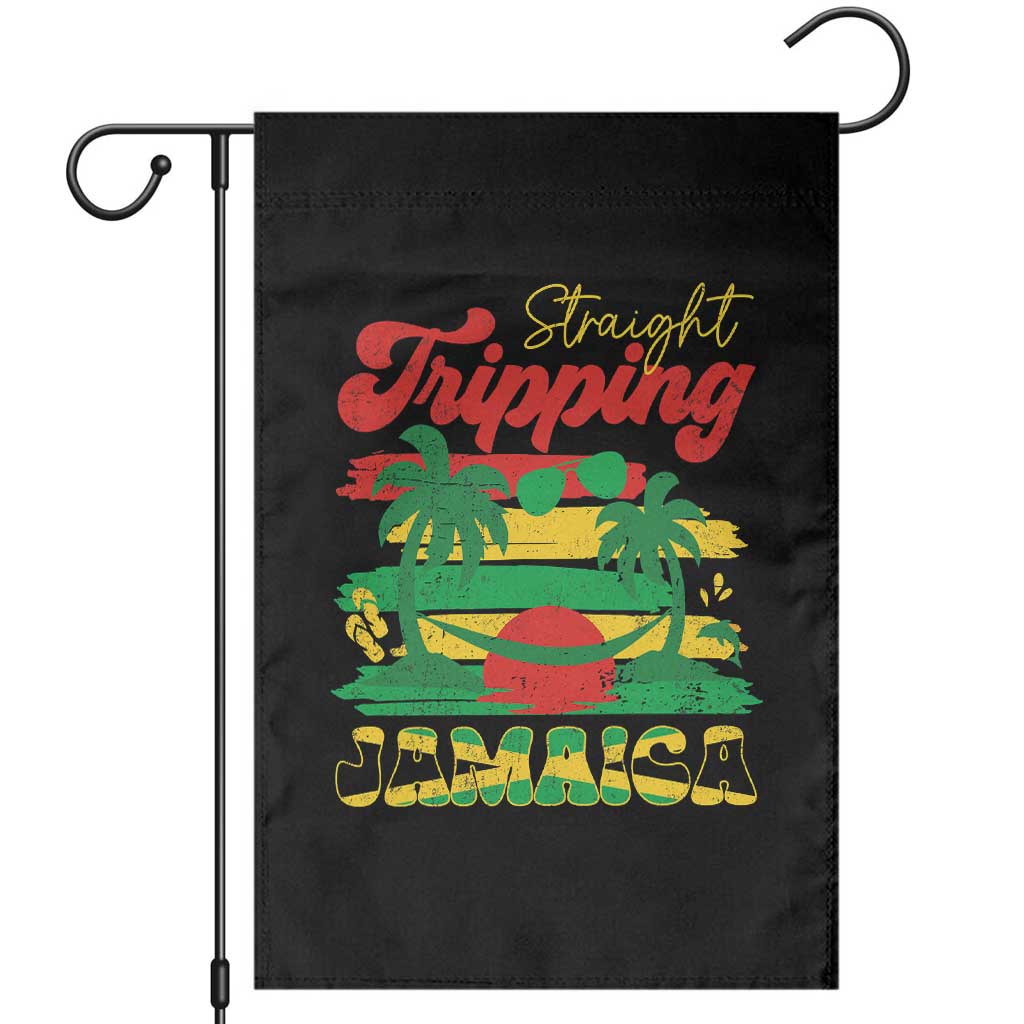Jamaica Vacation Garden Flag Straight Trippin Jamaica Family Girls Trip - Wonder Print Shop