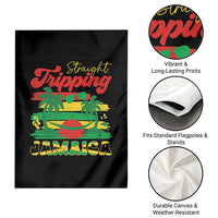 Jamaica Vacation Garden Flag Straight Trippin Jamaica Family Girls Trip - Wonder Print Shop