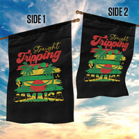 Jamaica Vacation Garden Flag Straight Trippin Jamaica Family Girls Trip - Wonder Print Shop
