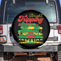 Jamaica Vacation Spare Tire Cover Straight Trippin Jamaica Family Girls Trip - Wonder Print Shop