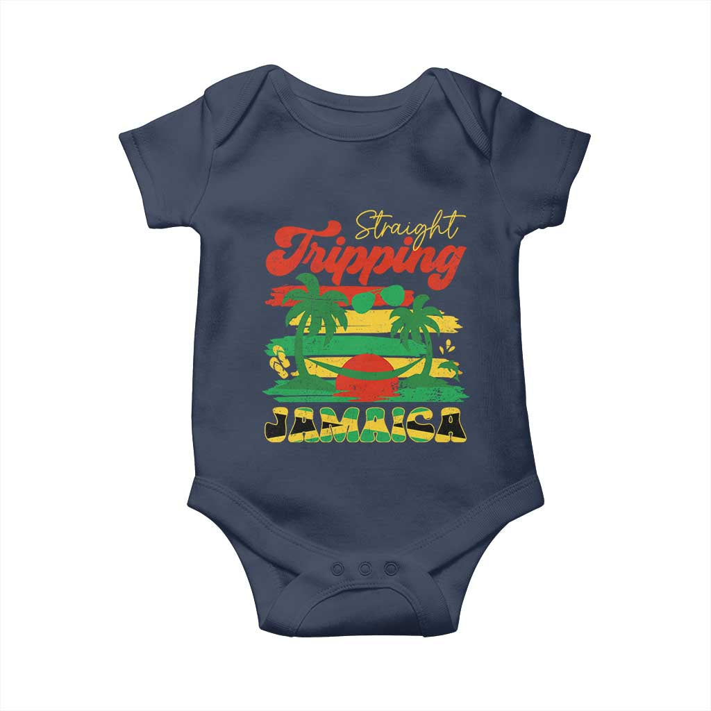 Jamaica Vacation Baby Onesie Straight Trippin Jamaica Family Girls Trip - Wonder Print Shop