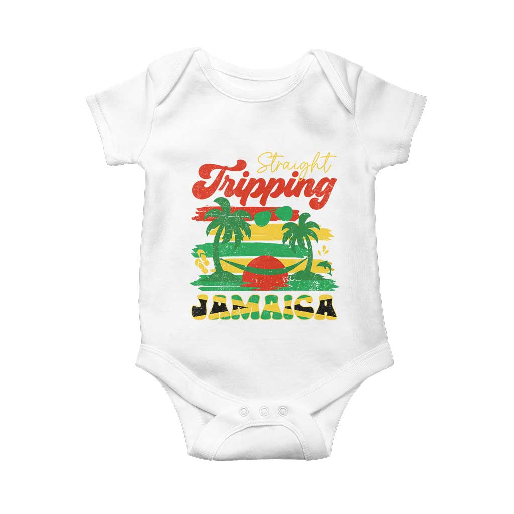 Jamaica Vacation Baby Onesie Straight Trippin Jamaica Family Girls Trip - Wonder Print Shop