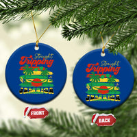 Jamaica Vacation Ceramic Ornament Straight Trippin Jamaica Family Girls Trip - Wonder Print Shop
