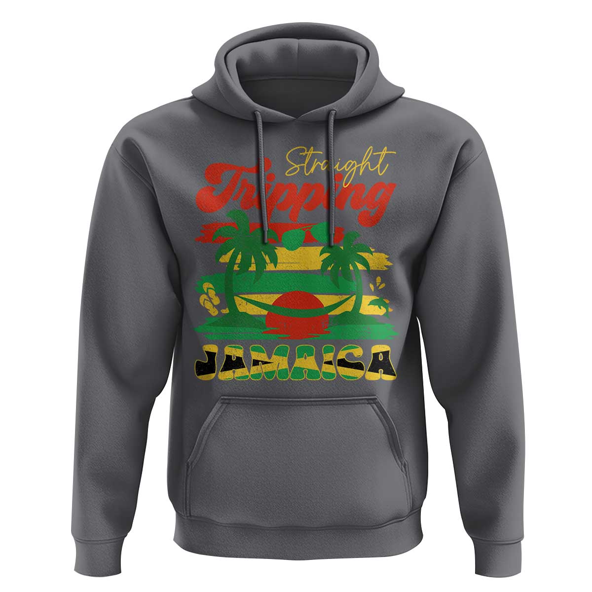 Jamaica Vacation Hoodie Straight Trippin Jamaica Family Girls Trip - Wonder Print Shop