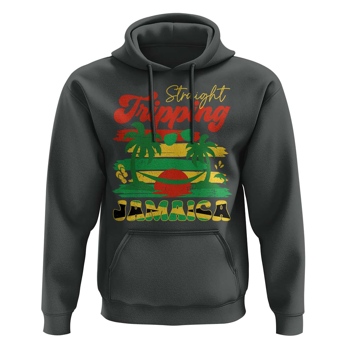 Jamaica Vacation Hoodie Straight Trippin Jamaica Family Girls Trip - Wonder Print Shop